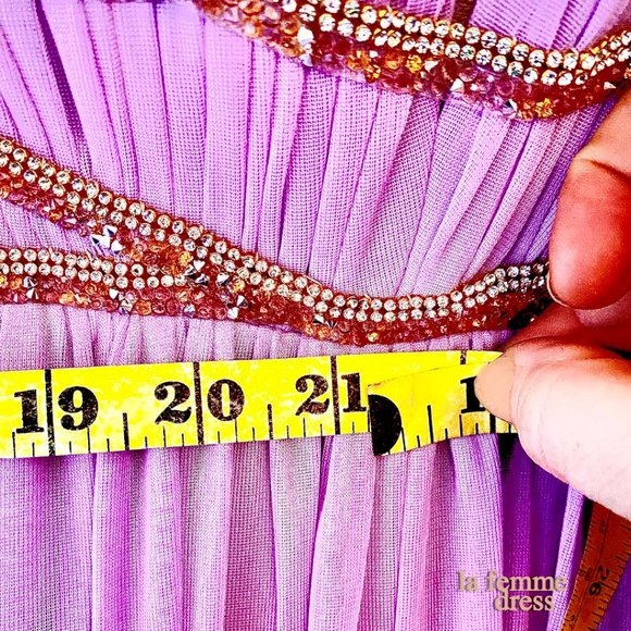 La Femme Violet Dress (sz 4) - Picture 5 of 5